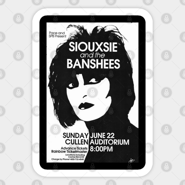 Siouxsie Sticker by RisingAboveBedlam